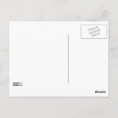 Flag-Herz für nichtbinäre Pride Postkarte (Rückseite)
