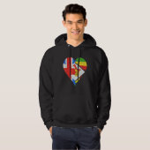 Flag Herz Hoodie (Vorne ganz)