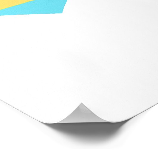 Flag-Herz Poster (Ecke)