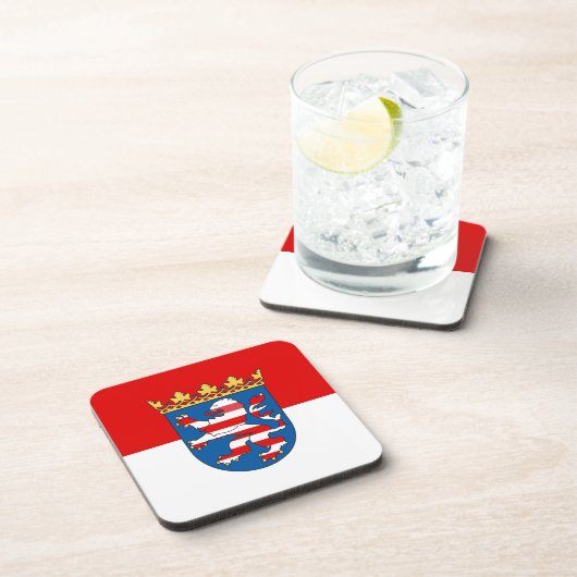 Flag Hesse Beverage Coaster Getränkeuntersetzer (Rechte Seite)