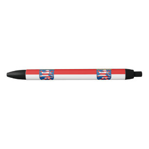 Flag Hesse Black Ink Pen Kugelschreiber