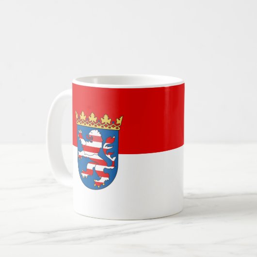 Flag Hesse Coffee Tasse (Vorderseite Links)