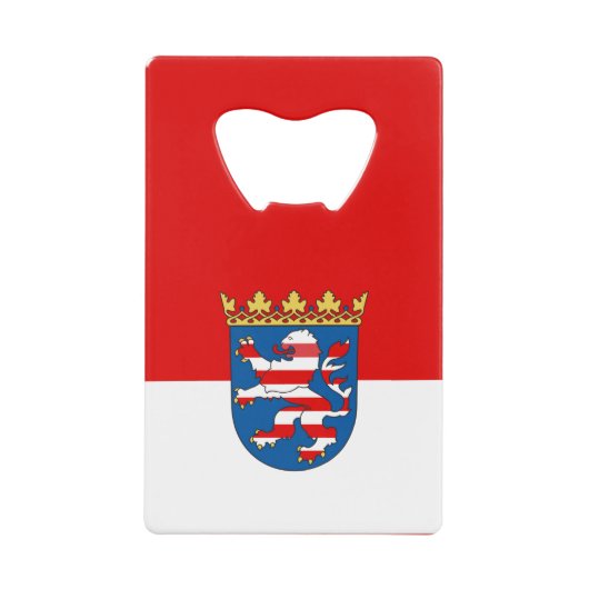 Flag Hesse Credit Card Flaschenöffner (Vorderseite)