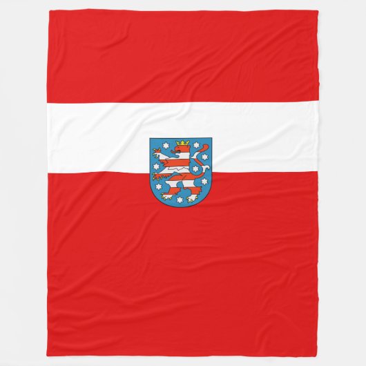 Flag Hesse Fleece Blanket (Vorderseite)