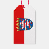 Flag Hesse-Geschenketiketts Geschenkanhänger (Rückseite)