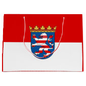 Flag Hesse Große Geschenktasche Geschenktüte (Vorderseite)