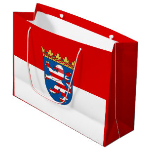 Flag Hesse Große Geschenktasche Geschenktüte