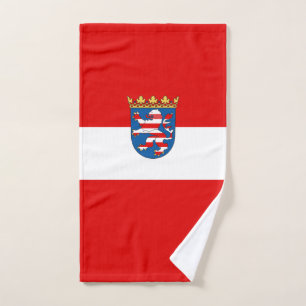 Flag Hesse Handtuch