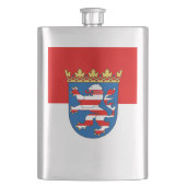 Flag Hesse Hip Flask Flachmann (Vorderseite)
