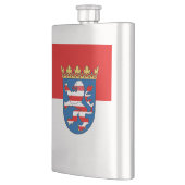 Flag Hesse Hip Flask Flachmann (Links)