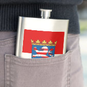 Flag Hesse Hip Flask Flachmann (Beispiel)