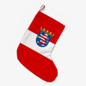 Flag Hesse Kleiner Weihnachtsfest-Strumpf Kleiner Weihnachtsstrumpf (Vorderansicht (hängend))