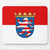 Flag Hesse Mouse Pad Mousepad (Vorne)