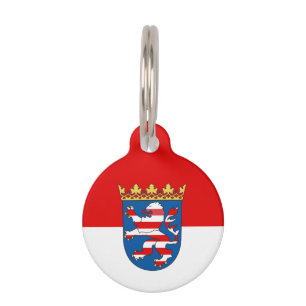 Flag Hesse Pet Name Tag Haustiermarke