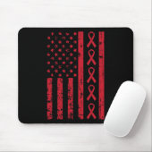 Flag Hiv Aids Gehirnaneurysm Schlaganfall Sensibil Mousepad (Mit Mouse)
