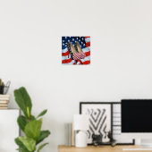 FLAG HÖCHSTE HEEL SHOES ART POSTER (Heimbüro)