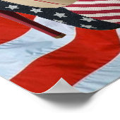 FLAG HÖCHSTE HEEL SHOES ART POSTER (Ecke)