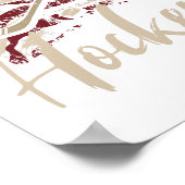 Flag Hockey Th. Juli Patriotische Sportlover Poster (Ecke)