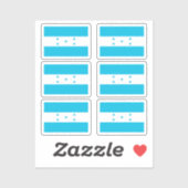 Flag Honduras Collection Pack mit 6 Aufkleber (Blatt)