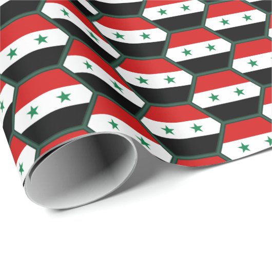 Flag Honeycomb Wrapping Paper Geschenkpapier (Rolleneckpunkt)