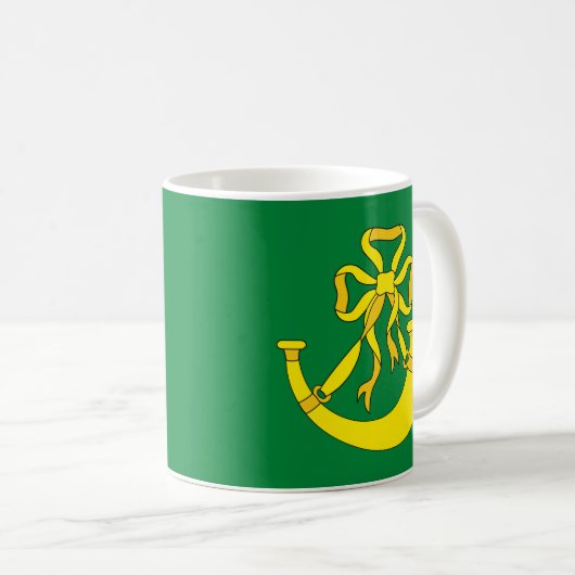 Flag Huntingdonshire Coffee Tasse (VorderseiteRechts)