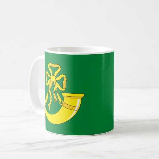Flag Huntingdonshire Coffee Tasse (Vorderseite Links)