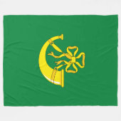Flag Huntingdonshire Fleece Blanket (Vorderseite (Horizontal))