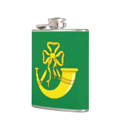 Flag Huntingdonshire Hip Flask Flachmann (Links)