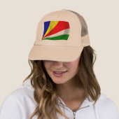 Flag-Hut der Seychellen Truckerkappe (Beispiel)