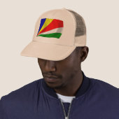 Flag-Hut der Seychellen Truckerkappe (Beispiel)