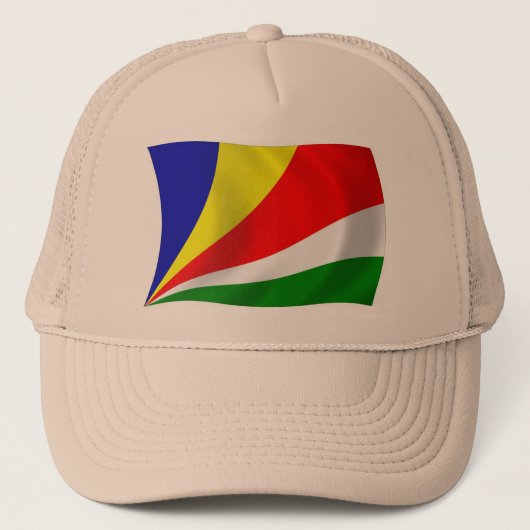 Flag-Hut der Seychellen Truckerkappe (Vorderseite)