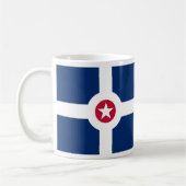 Flag Indianapolis, Indiana Coffee Tasse (Links)