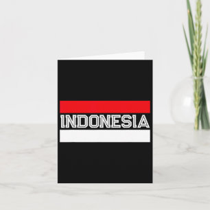Flag Indonesischer Unabhängigkeitstag  Karte