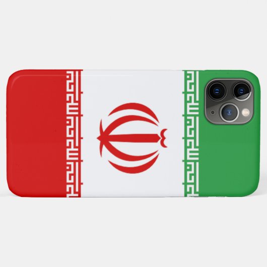 Flag Iran Case-Mate iPhone Fall Hülle (Rückseite (Horizontal))