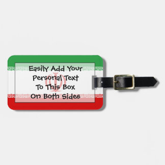 Flag Iran Easy ID Personal Gepäckanhänger