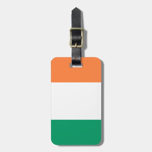Flag Ireland Easy ID Personal Gepäckanhänger (Vorderseite vertikal)