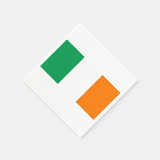 Flag Ireland Paper Napkins Serviette (Ecke)
