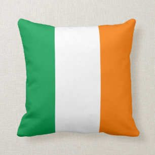 Flag Irland Farbblock Kissen
