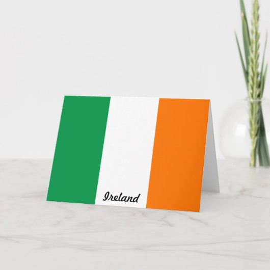 Flag Irland Note Card Karte (Vorderseite)