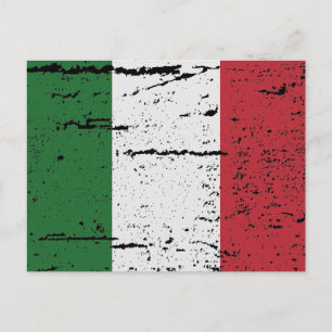 FLAG ITALIENS POSTKARTE