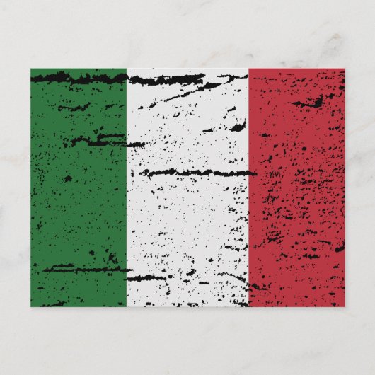 FLAG ITALIENS POSTKARTE (Vorderseite)