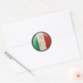 Flag Italy Disk Runder Aufkleber (Umschlag)