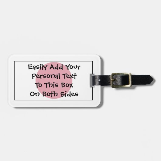 Flag Japan Easy ID Personal Gepäckanhänger (Vorderseite horizontal)