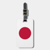 Flag Japan Easy ID Personal Gepäckanhänger (Vorderseite vertikal)