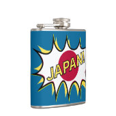 Flag Japan Kapow Comic Style Star Flachmann (Rechts)