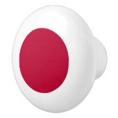 Flag Japan Keramik Knob Keramikknauf (Rechts)