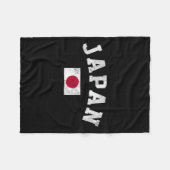 Flag Japan Prix Roots Independence Day Fleecedecke (Vorderseite (Horizontal))