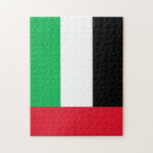 Flag Jigsaw Puzzle (Vereinigte Arabische Emirate) (Vertikal)