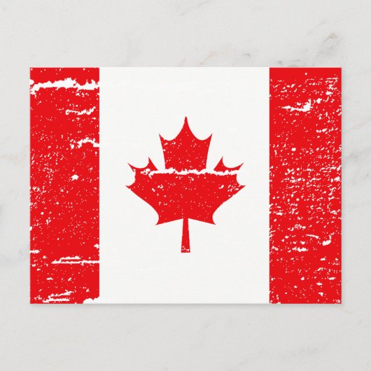 FLAG KANADA POSTKARTE (Vorderseite)