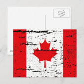 FLAG KANADA POSTKARTE (Vorne/Hinten)